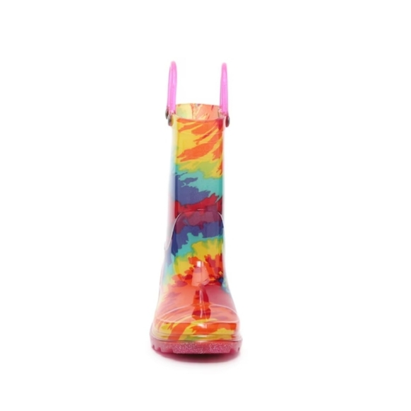 NIB Kids Tie Dye Rainboot Multicolor Western Chief Toddler Size 7 - Picture 3 of 15